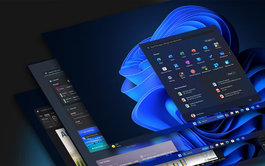 Windows 11 interface with applications