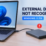 External Drive Not Recognized? Windows 11 Fix