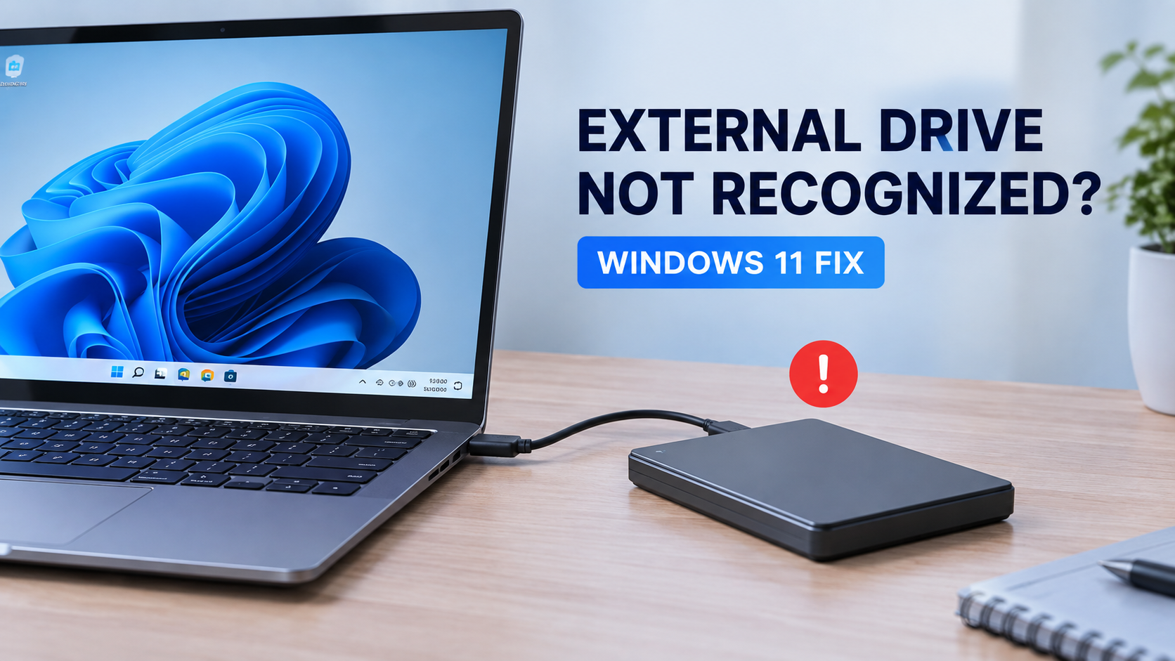 External Drive Not Recognized? Windows 11 Fix