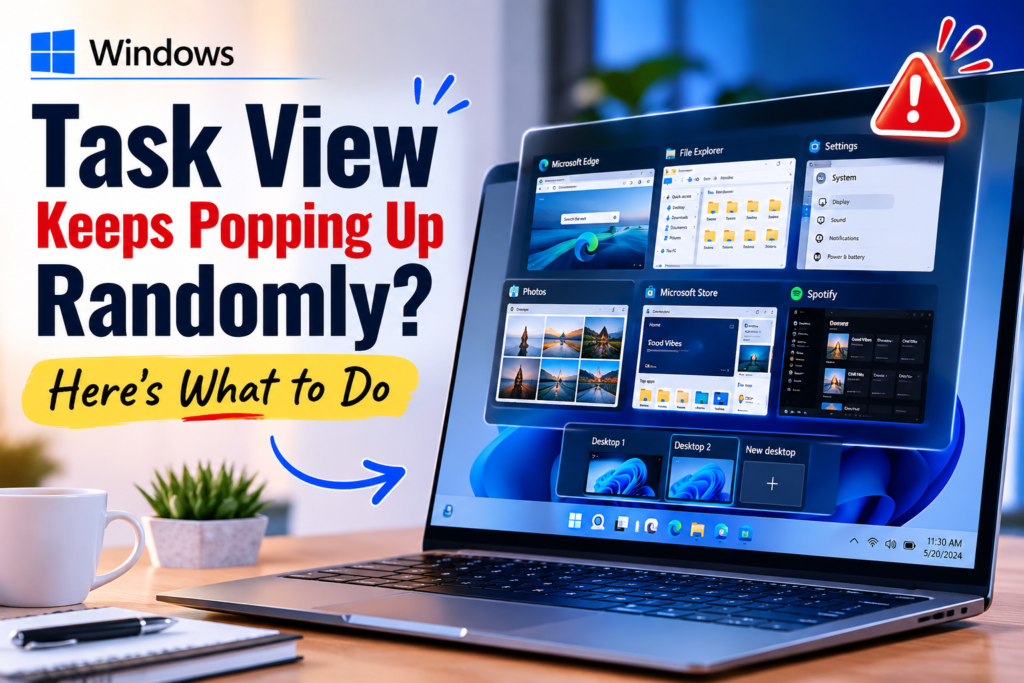 Windows Task View Keeps Popping Up