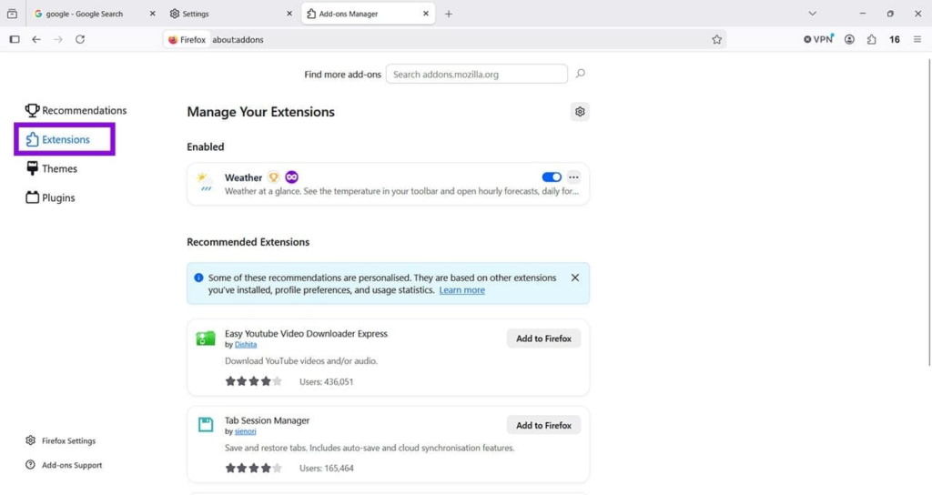Select Extensions